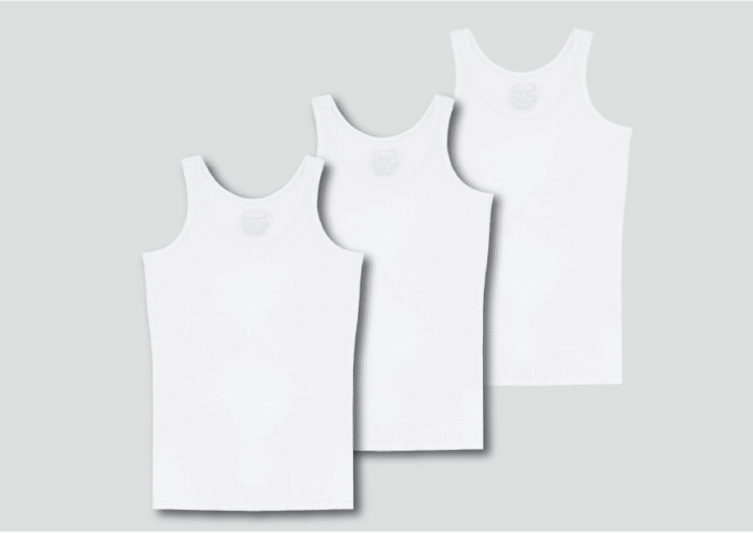 Boys' Lycra Tank Top Pack Of 3 - Image 2