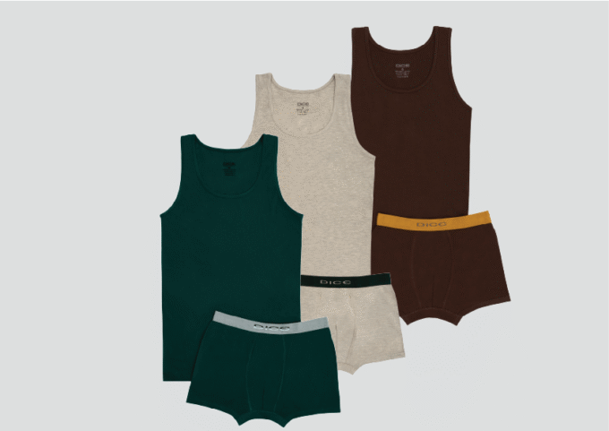 Men Plain Underwear Set Pack Of 3