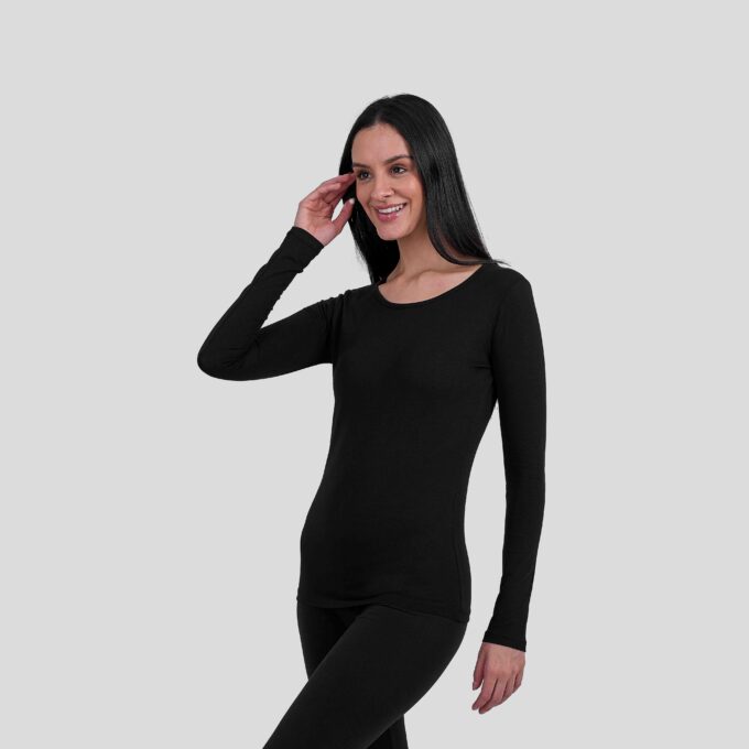 Long Sleeve Top-Round Neck