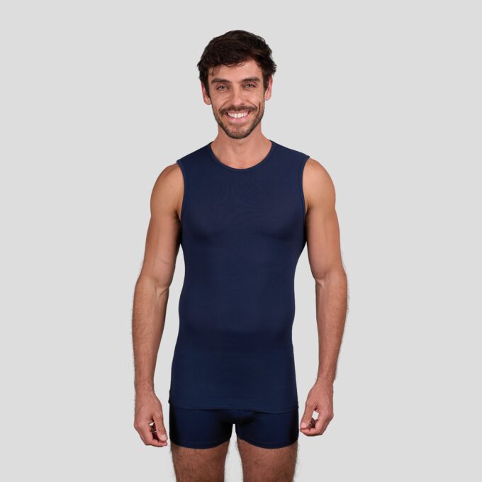 Crew Wide Strap Top