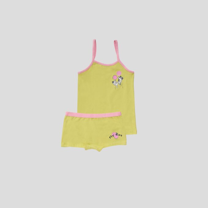 Printed Girls Set  (Top-Bottom) Pack Of 3 - Image 4