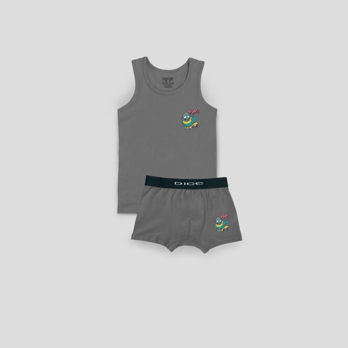 Printed Boys' Underwear Set (Top-bottom) Pack Of 3 - Image 10