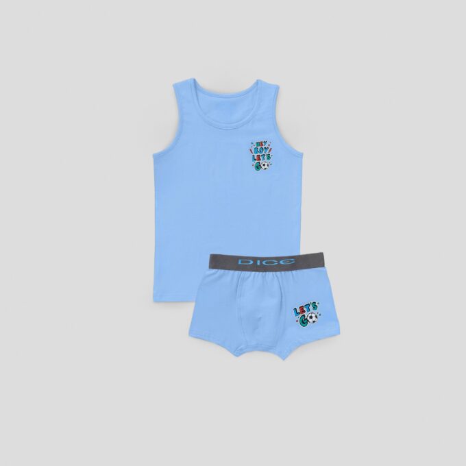 Printed Boys' Underwear Set (Top-bottom) Pack Of 3 - Image 11