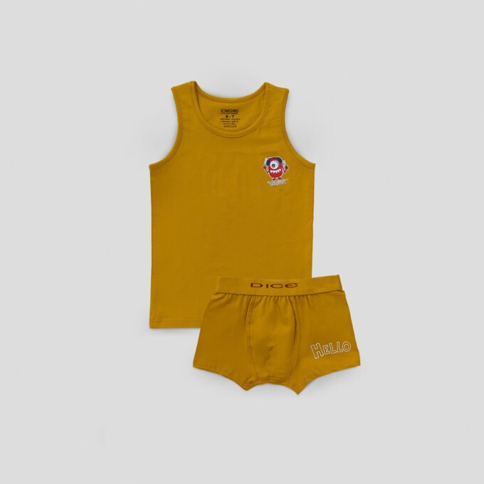 Printed Boys' Underwear Set (Top-bottom) Pack Of 3 - Image 25