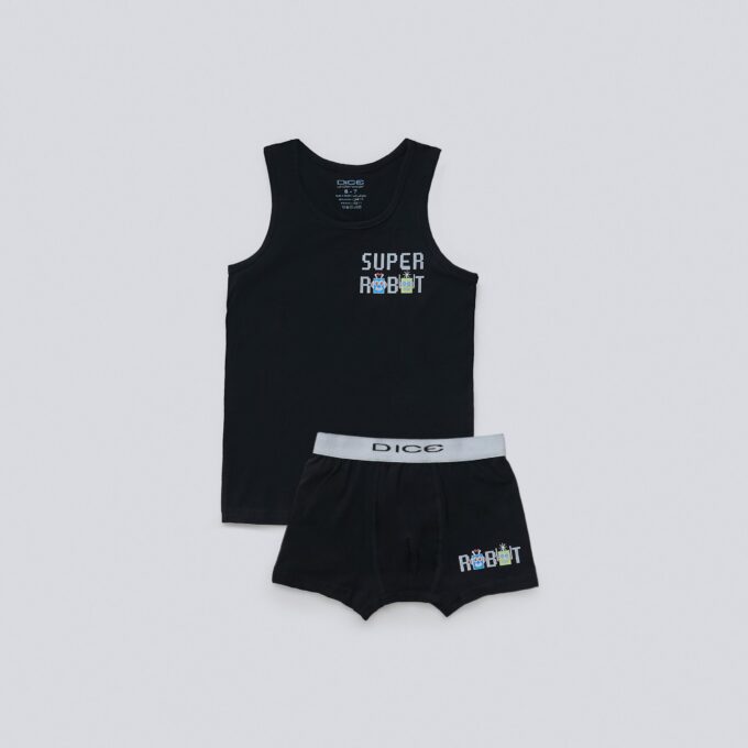 Printed Boys' Underwear Set (Top-bottom) Pack Of 3 - Image 12