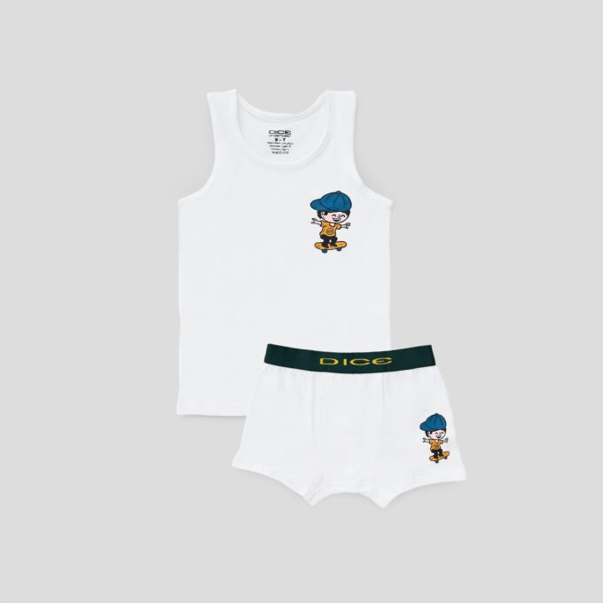 Printed Boys' Underwear Set (Top-bottom) Pack Of 3 - Image 7