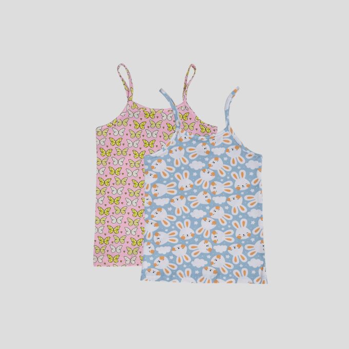 Printed Tank Top Pack Of 2