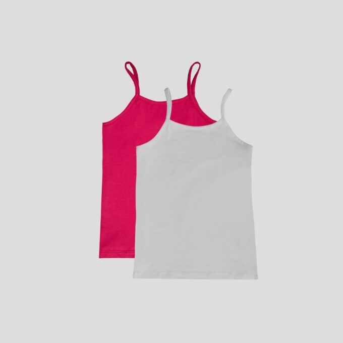 Plain Tank Top Pack Of 2