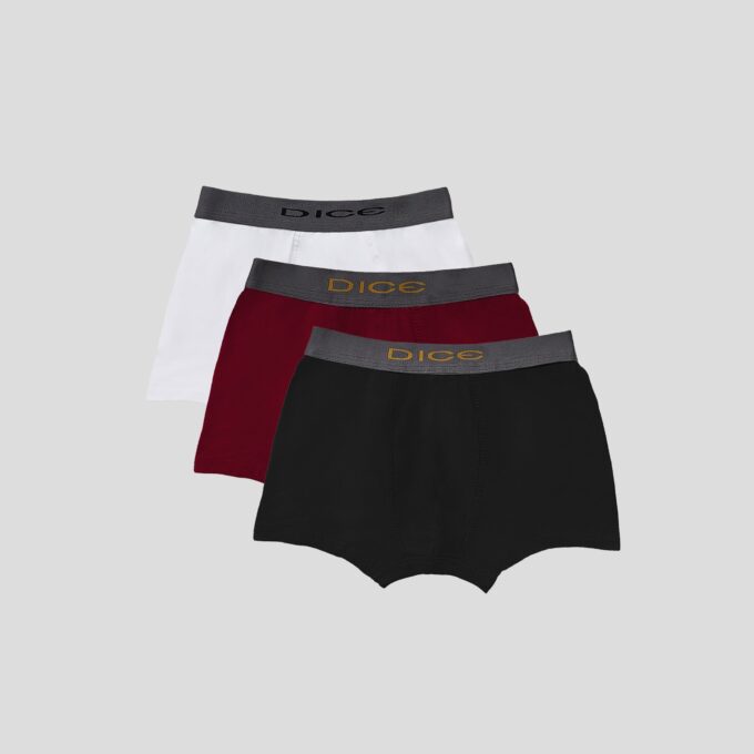 Plain Boxer Brief Pack Of 3