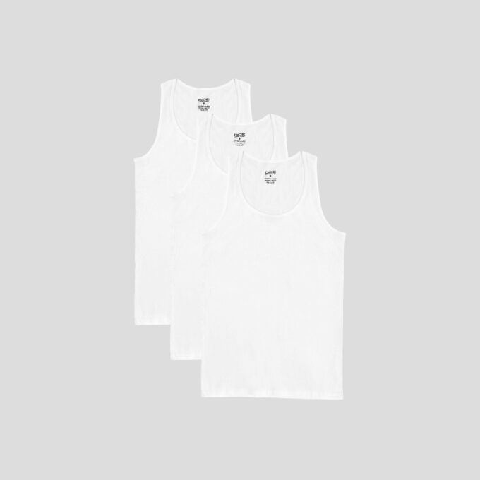 Tank Top 100% Cotton – Pack of 3