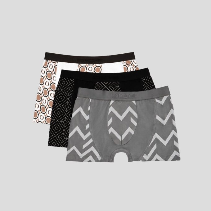 Mixed Printed Boxer Pack Of 3