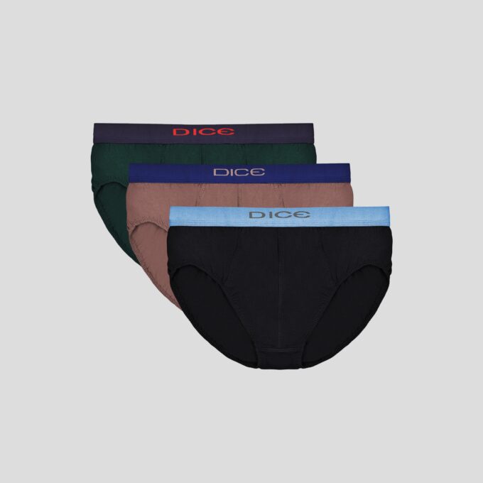 Plain Brief Pack Of 3